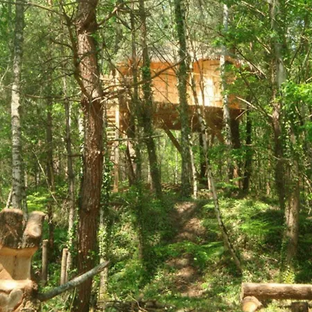 Bed & Breakfast Roulotte Cabane D'embranchard Longue-Jumelles